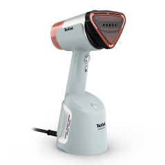 "Discover the Tefal AeroSteam DT9814F0 Handheld Steamer - Powerful 1400W for Effortless, Wrinkle-Free Clothing - Sleek White Des